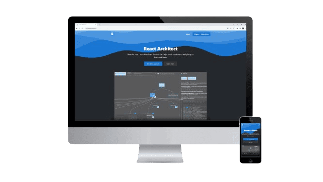 React Architect Website screenshot